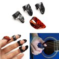 thumbnail image 1 of Plastic Adjustable 3 Finger Picks 1 Thumb Picks Set Nail Guitar Plectrums Guitar, 1 of 7