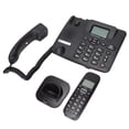 thumbnail image 4 of Téléphone Fixe, Système de Téléphone de Bureau Extensible Système de Téléphone de Bureau Téléphones Sans Fil avec Répondeur Performance Haut de Gamme, 4 of 14