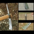 thumbnail image 3 of Pelle-piqueuse Multifonction pour Camping en Plein Air, Pelle à Main en Acier Inoxydable Robuste avec Manche en Bois, 3 of 7