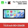 thumbnail image 2 of ZWNAV 15.8 inch Android 15 Car Radio For Toyota RAV4 2003-2005 HD Multimedia Video Player Navigation GPS DVD 4G DSP Stereo Bluetooth, 2 of 14