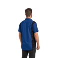 thumbnail image 5 of Red Kap Chemise de Performance à Manches Courtes pour Hommes, Bleu Royal avec Maille Noire, TG, 5 of 5