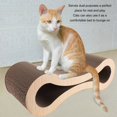 thumbnail image 3 of Lit à Gratter Ondulé pour Chat, en Forme de Salon, Solide et Solide, Protège les Meubles de Maison, Caractéristique Réversible, Satisfait les Instincts, pour Tous les Types de Chats, à Simple Usage, 3 of 7