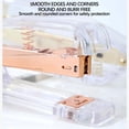 thumbnail image 4 of Stapler Transparent Stapler for Office and School 100 Sheet Capacity with Removable Staple Refill(1Pcs) Rkxzt, 4 of 9