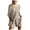 Beige, variant on TrendOFT Womens Casual Summer Jumpsuit Striped Print Short Sleeve Crew Neck Baggy Backless Womens Overalls Rompers Light Pink XXL