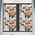 thumbnail image 2 of Rainbow Floral Static Cling Window Film Removable Decal For Glass Doors Privacy Sticker Botanical Designs No Sun Blocking, 2 of 5