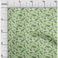 thumbnail image 2 of oneOone Viscose Chiffon Light Green Fabric Autumn Craft Projects Decor Fabric Printed By The Yard 42 Inch Wide, 2 of 4