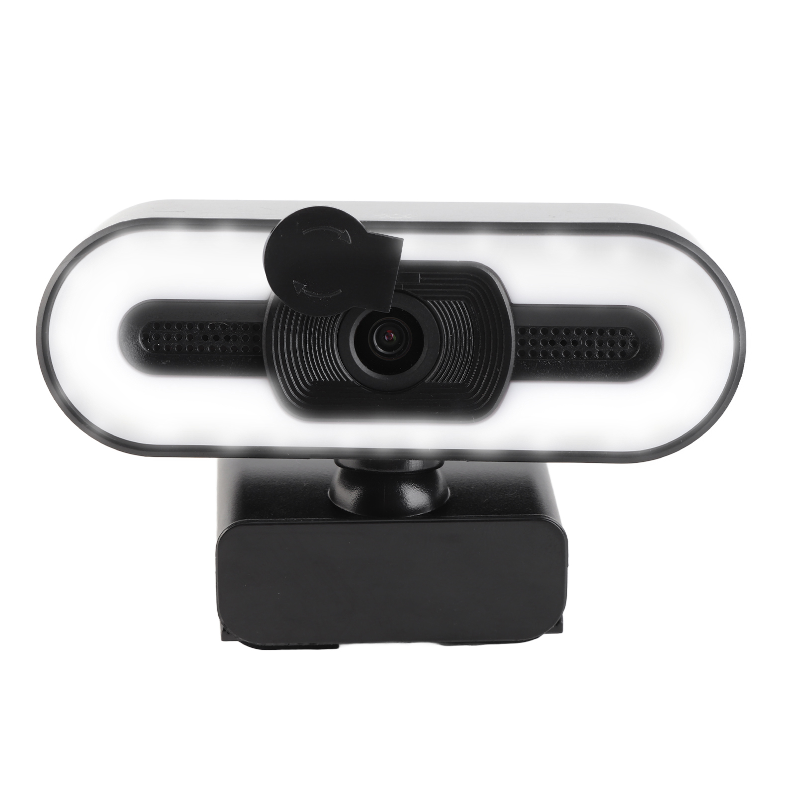 Webcam 4K USB Plug and Play Webcam with Built in Microphone Lighting for Live Stream Video Call Video Conference Online Teaching