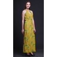 thumbnail image 4 of Bimba Robe Longue de Soirée pour Femmes à Imprimé, Col Rond, Fentes Latérales, Dos Nu - Très Petit, 4 of 6