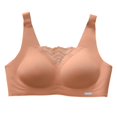 thumbnail image 1 of Women's Non Wired Padded Full Cup Bra - Wireless Supportive Bustier - W-Shape Structure Breathable Comfort Bra, 1 of 8