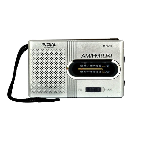 Radios Portable AM FM | Compact Transistor Radios | Great Reception Loud Speaker Earphone Jack Long Lasting 2 AA Battery Operated