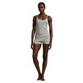 thumbnail image 1 of Polo Ralph Lauren Cotton Pointelle Cami & Short Sleep Set - 4P0385 (Heather Grey, L), 1 of 3