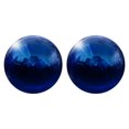 thumbnail image 1 of 2 Pcs Gazing Ball 2.5 Inch 63mm Reflective Sphere Polished Hollow Ball Deep Blue, 1 of 7