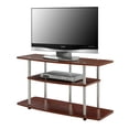 thumbnail image 3 of Convenience Concepts Designs2Go 3 Tier Wide TV Stand in Cherry Wood Finish, 3 of 7