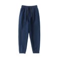 thumbnail image 1 of CHUANK Kids Boys Girls Sweatpants Workout Pants High Waisted Drawstring Trackpants Cinch Bottom Trousers, 1 of 5