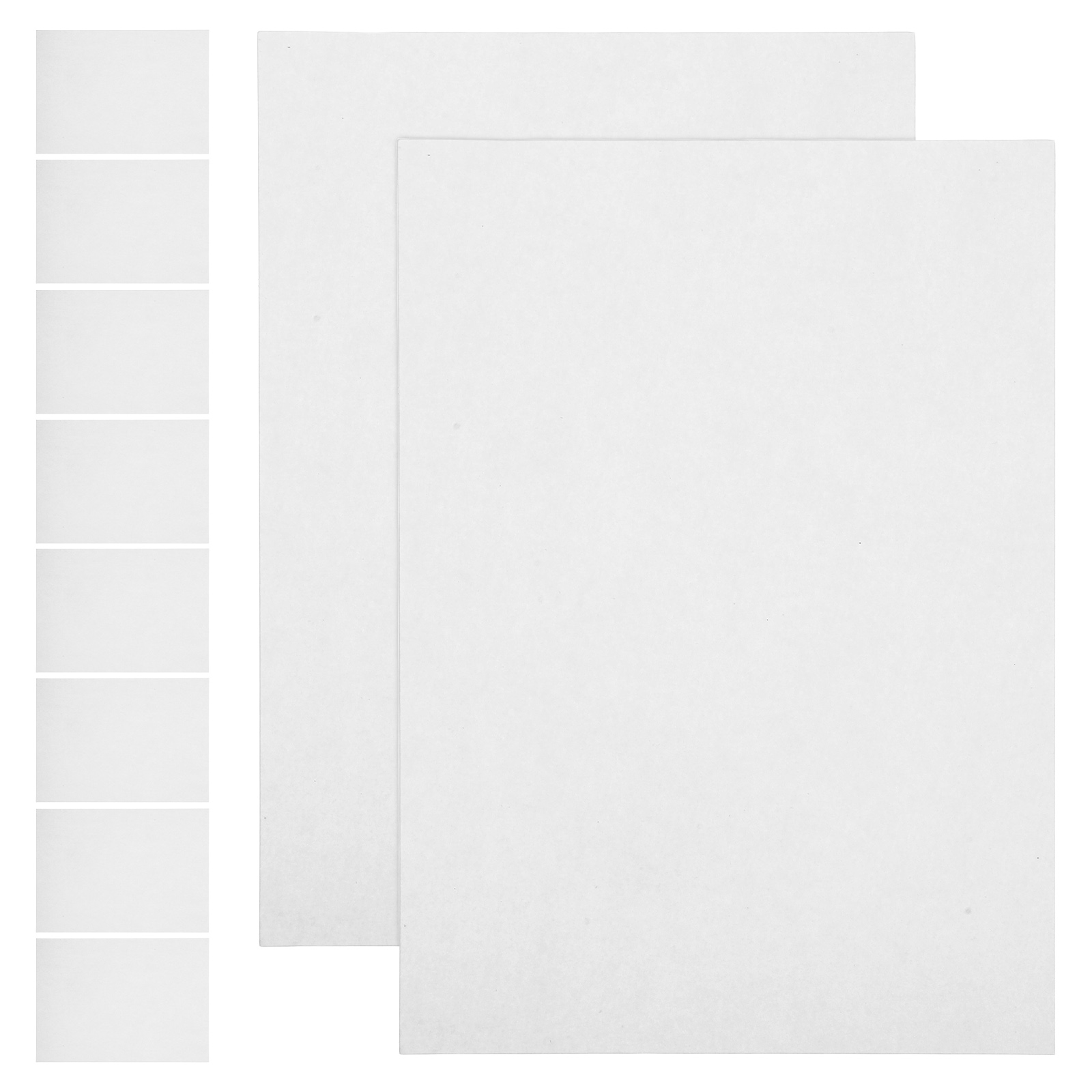 IDEANATEGRATE 500Pcs Double Sided White Paper for Printer Versatile Use in Home and Office Tasks