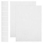 IDEANATEGRATE 500Pcs Double Sided White Paper for Printer Versatile Use in Home and Office Tasks