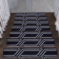 thumbnail image 1 of Plaza Collection Contemporary, Cozy, Vibrant and Soft Stair Tread Mats & Rugs, 9'' x 28'', 1 of 5