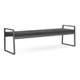 thumbnail image 1 of Gansett Reception Waiting Steel 3-Seat Bench / Charcoal Steel / Dark Gray, 1 of 5