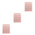 thumbnail image 3 of Maytalsory Eye Body Face Rhinestone Stickers Self Adhesive Bling Crystal Eyebrow Forehead Makeup Festival Accessory DIY for Women Red 3Set, 3 of 6