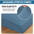 thumbnail image 4 of Super Stretch Stylish Cushions Covers/Furniture Cover Spandex Jacquard Small Checked Pattern Super Soft Slipcover Washable Individual, 4 of 8