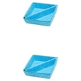 thumbnail image 2 of QualitChoice Home Hotel Felt Keys Tapes Phone Watch Storage Box Living Room Drawer Pens Remotes Jewellery Organizer Container Blue 2PCS, 2 of 6