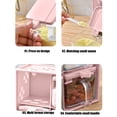 thumbnail image 4 of Transparent Seasoning Box, with Handle and Spoon, Storage Container Rack Set, Detachable, 4 Compartments, Food-grade Plastic, Space-saving, for Spices Seasonings, 4 of 6