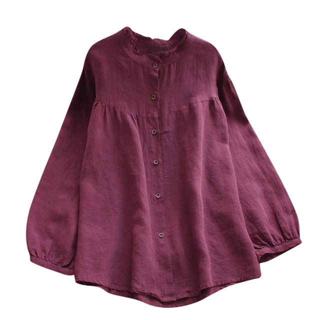 CEHVOM Blouses à Manches Longues en Satin à Rayures Col en V pour Femmes en Liquidation