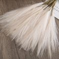 thumbnail image 1 of Artificial Fluffy Reed Grass Branches Home Decoration Housewarming Gifts  Light Yellow, 1 of 8