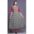 thumbnail image 2 of Bimba Anarkali Kurta Imprimée Longue Robe Maxi IndianKurtisFor Femmes Tenue de Fête, 2 of 6