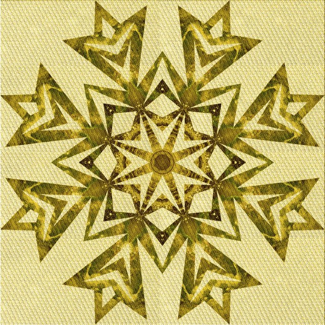 Ahgly Company Tapis d'Intérieur Lavable en Machine Carré Transitionnel Brun Doré Foncé, 8 Pieds Carré