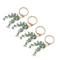 thumbnail image 2 of Anneaux pour Serviettes à Fleurs, 4 Pcs Anneaux pour Serviettes Simples Porte-Serviettes Anneaux pour Serviettes Réponse Rapide, 2 of 8