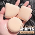 thumbnail image 3 of Lubelski Puff Poudre Douce Bonne Ductilité Extensible Triangle/rond/carré Fond de Teint pour Filles, 3 of 7