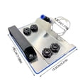 thumbnail image 4 of Binwennn Angle Digital Protractor Protractor Head Swing Arm Protractor Set Angle Grinder Chamferer Stainless Steel Model 100 Angle Grinder With Base Plate Chamfer Cutting Stand Portable Tile Cutting, 4 of 8