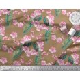 thumbnail image 2 of Soimoi Rayon Fabric Floral & Peacock Bird Fabric Prints by Yard 42 Inch Wide, 2 of 3