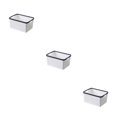 thumbnail image 3 of Maytalsory Premium And Nest-able Storage Solution For Desk Storage Basket Widely white mini 3Set, 3 of 6