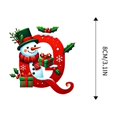 thumbnail image 1 of Matoen12 26 Letters Christmas Tree Decoration Pendant Christmas Tree Ornaments Personalized DIY Christmas Ornaments Christmas Decoration Xmas Tree Hanging Decor Feature, 1 of 4
