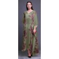 thumbnail image 2 of Bimba Kaftan Long de Plage à Fleurs pour Femmes, Tenue de Plage, Couvre-Maillot de Bikini, Robe Maxi - 4X-5X, 2 of 5