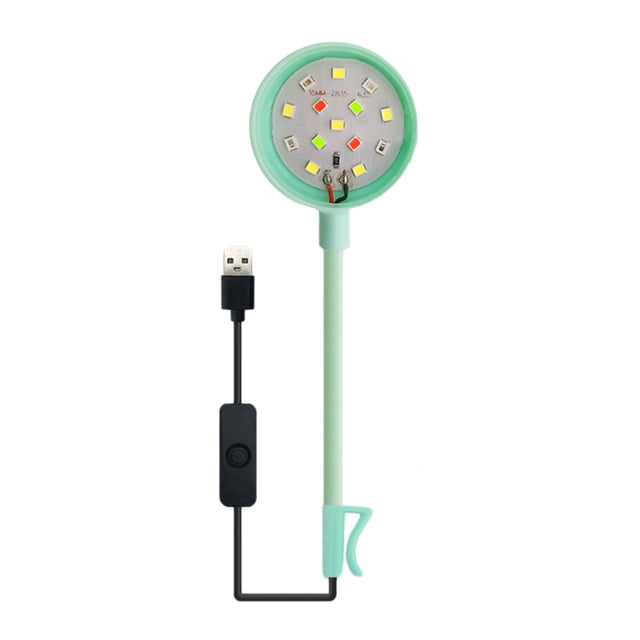 Led Light Bulb Led Aquarium Light Colorful Fish Tank Highlight Submersible Spotlights Led Beads Water Proof Light Spotlights for Fish Tank Aquarium Fishbowl Submersible Led Lights