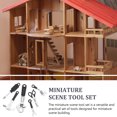 thumbnail image 2 of Shisuyan Tools For Miniatures Mini Tools Set Iron 1Set 1.5X0.4X0.04In, 2 of 8