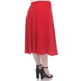 thumbnail image 3 of White Mark Jupe Midi Évasée Tasmin pour Femmes, 3 of 6