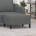 thumbnail image 1 of vidaXL Footstool Dark Grey 70x55x41 cm Fabric, 1 of 4