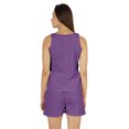 thumbnail image 4 of Bimba Solid Schiffli Top & Short Nightwear Set For Womens Casual 2 pcs Sexy Lounge Sleepwear Set, 4 of 7
