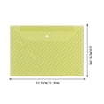 thumbnail image 3 of UsRHHA A4 Transparent Document Bag, Thickened Waterproof Snap Closure, Plastic Archive Data Folder, 3 of 5
