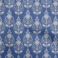 thumbnail image 1 of oneOone Georgette Viscose Medium Blue Fabric Block Sewing Craft Projects Fabric Prints By Yard 42 Inch Wide-1O, 1 of 5