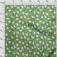 thumbnail image 2 of oneOone Velvet Forest Green Fabric Texture & Triangle Geometric Fabric For Sewing Printed Craft Fabric By The Yard 58 Inch Wide, 2 of 5