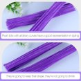 thumbnail image 4 of BEADCEST 300Pcs Purple Plush Twisted Stick Chenille Stems Bendable Rod for Home Crafting, 4 of 4