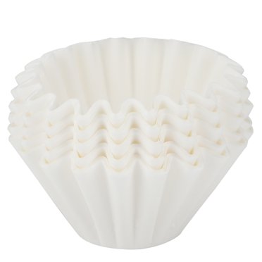 Filtres à Café Petits Filtres en Papier pour Café, 50 Pcs Filtres à Café Jetables Ondulés en Forme de Tasse à Gâteau de Remplacement pour la Préparation du Café
