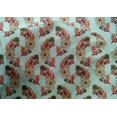 thumbnail image 4 of oneOone Cotton Silk Fabric Leaves & Floral Block Print Fabric BTY 42 Inch Wide, 4 of 4