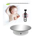 thumbnail image 2 of facefd 8" Rotating Display Stand USB Powered Turntable 2 Speed Toy Model Display Black Mirror, 2 of 9