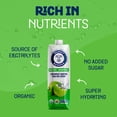 thumbnail image 4 of Thirsty Buddha Organic Coconut Water 1L Tetra Pak, Vegan, Non-GMO, Natural Electrolytes, No Sugar Added, 4 of 5